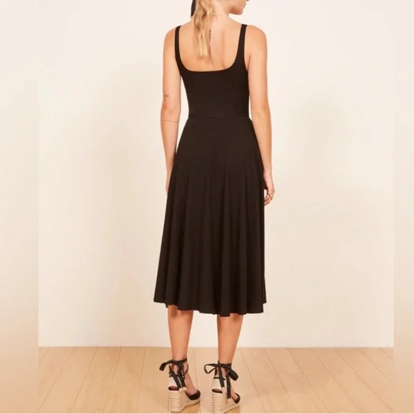 Reformation Rou Knit Midi Dress Large - Picture 4 of 13